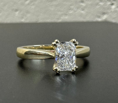 Emerald Cut 1.03ct Lab Grown Diamond Ring